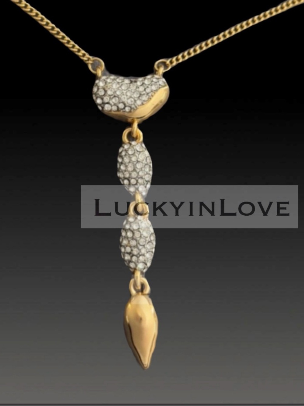 ALEXIS BITTAR • Solanales Crystal Pebble Chandelier Drop Necklace